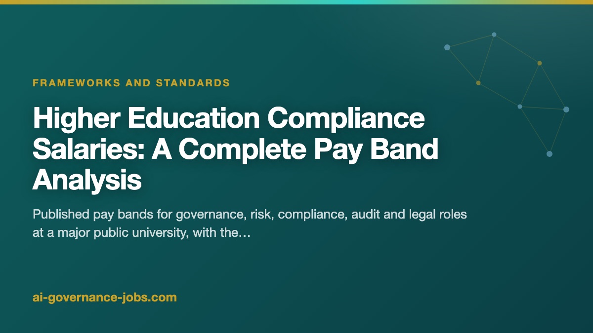 Higher Education Compliance Salaries: A Complete Pay Band Analysis
