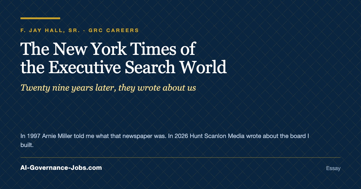 The New York Times of the Executive Search World