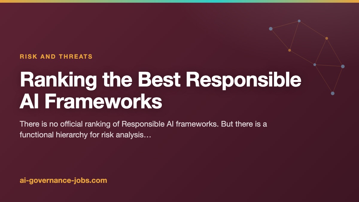 Ranking the Best Responsible AI Frameworks