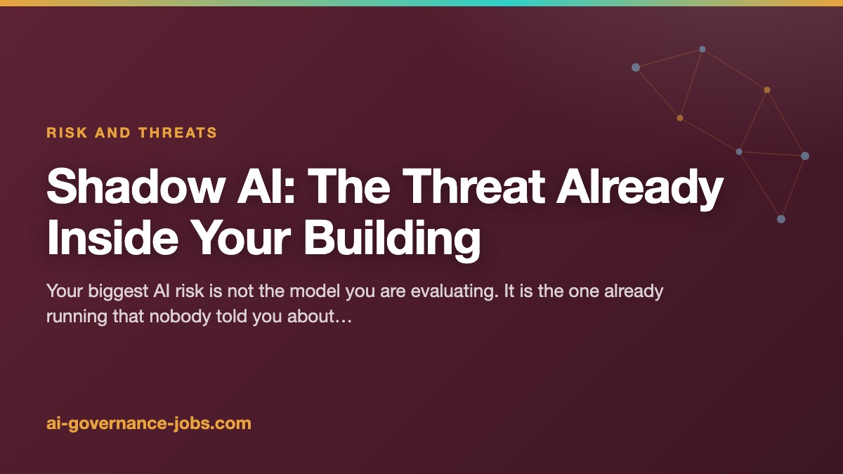 Shadow AI: The Threat Already Inside Your Building