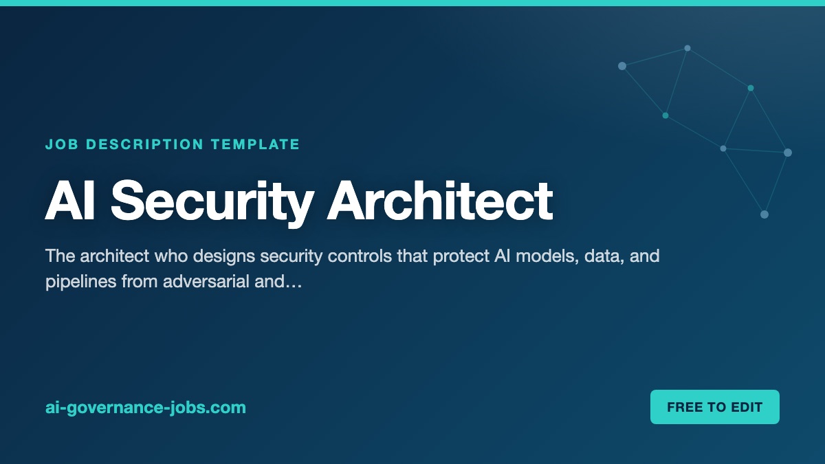 AI Security Architect job description template