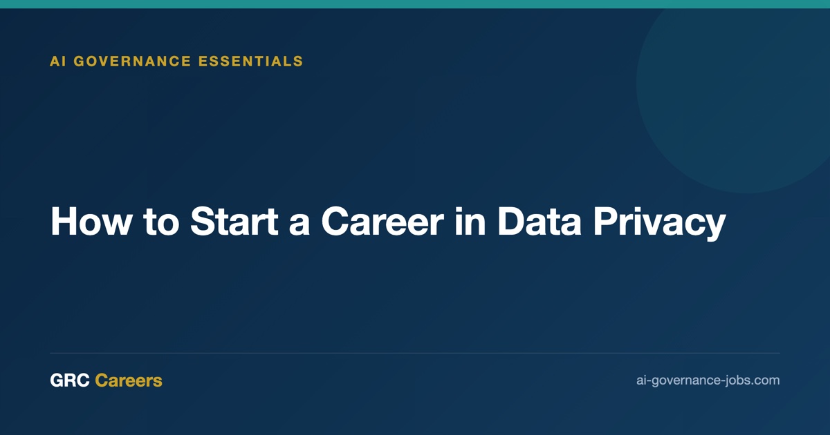 Privacy career guides covering data protection, DPO work and privacy engineering paths.